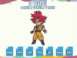 Anime Characters Machine Embroidery Designs, Anime Embroidery Files, Embroidery Pattern, Instant Dowload
