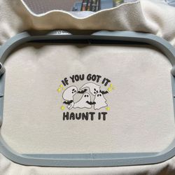 If You Got It Haunt It Embroidery Machine Design, Spooky Vibes Embroidery Design, Stay Spooky Halloween Embroidery Design