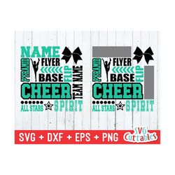 Cheer svg, Cheer Subway Art SVG, DXF, EPS, Competitive Cheer svg, All Star Cheer, Silhouette, Cricut Cut File,  Digital