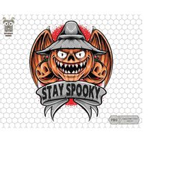 Stay Spooky Png, Halloween Png, Spooky Png Files, Pumpkin Season, Halloween Costume, Retro Halloween Png, Instant Downlo