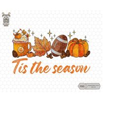 Tis The Season Png, Pumpkin Season Png, Fall Vibes Png, Retro Fall Png, Thanksgiving Png, Autumn Fall, Baseball Fall, Dr