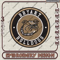 NCAA Logo Embroidery Files, NCAA Bryant Bulldogs, Bryant Bulldogs Embroidery Designs, Machine Embroidery Designs