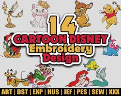 Cartoon Machine Embroidery Designs, Embroidery Designs, Embroidery Designs Bundle, Embroidery Design For Shirt Craft