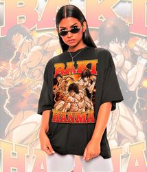 Retro Baki Hanma Shirt -Vintage Baki Hanma Shirt,Baki the Grappler Shirt,Baki Hanma Merch,Baki The Grappler Tshirt,Baki