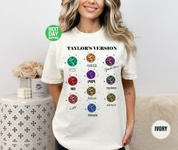 Taylor Swift's Version T-Shirt, Retro Version Rock Band Taylor Swift Shirt, Rock Pop Music Shirt, Music Lover Tshirt, E