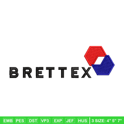 Brettex Logo embroidery design, Brettex Logo embroidery, logo design, Embroidery file, logo shirt, Instant download.