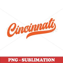 Cincinnati Bengals - Retro Bengal Roar - PNG Digital Download for Sublimation