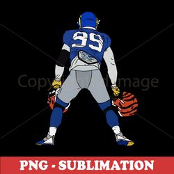 Aaron Donald Fights the Bengals - High-Definition PNG Sublimation Digital Download - Unleash Your Inner Champion