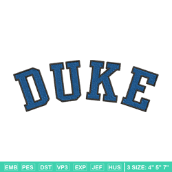 Duke Blue Devils embroidery, Duke Blue Devils embroidery, Football embroidery, Sport embroidery, NCAA embroidery (12)