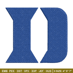 Duke Blue Devils embroidery, Duke Blue Devils embroidery, Football embroidery, Sport embroidery, NCAA embroidery (26)