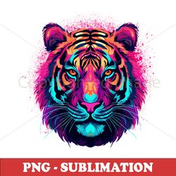 Tiger Sublimation Design - Majestic Beauty Unleashed - High-Resolution PNG Digital File