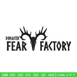 Fear factory logo embroidery design, logo embroidery, logo design, Embroidery shirt, logo shirt, Instant download