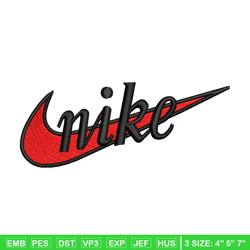 Nike red embroidery design, Nike embroidery, Nike design, Embroidery file,Embroidery shirt, Digital download