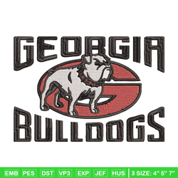 Georgia Bulldogs embroidery, Georgia Bulldogs embroidery, Football embroidery, Sport embroidery, NCAA embroidery. (4)