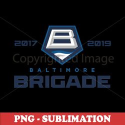 Baltimore Brigade - Sublimation PNG Digital Download - Elevate Your Designs with Vibrant NFL-inspired Colors
