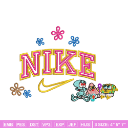 Nike spongebob embroidery design, Spongebob embroidery, Nike design, Embroidery shirt, Embroidery file, Digital download