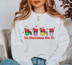 Christmas Embroidery Designs, Christmas Bad Bunny Embroidery, Una Navidad Sin Ti, Merry Xmas Embroidery Files