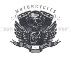 Motorcycle SVG Bundle Logo, Skull Motorcycle Png, Harley Davidson Svg, Motorcycle Tshirt Design Bundle 46