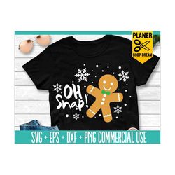 Oh Snap Svg,Christmas Svg,Gingerbread Man Png,Funny Christmas Cut Files,Holiday Quote Clipart,Winter Svg,Oh Snap Png,Fun