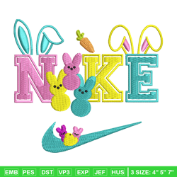 Nike x bunny cute embroidery design, Bunny embroidery, Nike design, Embroidery shirt, Embroidery file, Digital download