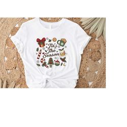Retro Christmas Comfort Colors Shirt, Tis The Season Santa Shirt, Vintage Santa Christmas Shirt, Retro Holiday Shirt, Ug