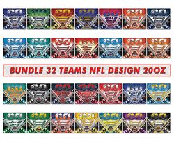 NFL Bundle Tumbler Wrap , NFL Png, NFL Tumbler Png,NFL 20 oz Skinny Tumbler Designs 10
