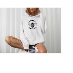 Boho Crewneck Sweatshirt, Mystical Bee Moon Phases Hoodie, Celestial Sweater, Moon Long sleeve, Magic, Gift For Her, Wom