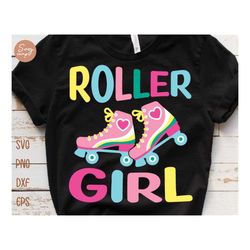 Roller Girl Svg, Roller Skates svg, Skating Birthday svg, Roller Skates Women, Roller Skating svg, Retro Summer Kid Svg