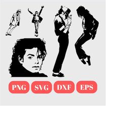 Michael Jackson Svg File, Michael Jackson Png File, MJ Tshirt Design