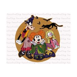 Halloween Witches Png, Mouse And Friends Png, Witches Png, Happy Halloween Png, Trick Or Treat Png, Halloween Costume Pn