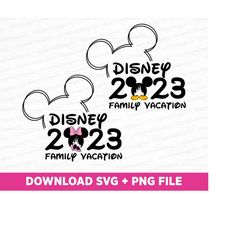 Bundle Family Vacation Svg, Family Trip 2023 Svg, Magical Kingdom Svg, Vacay Mode, Couple Trip Svg, Png Svg File For Pri