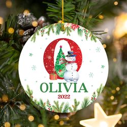 Personalized Ornament Name, Family Christmas Ornament