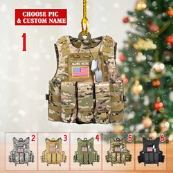 Tactical Combat Vest Ornament, Military Ornament