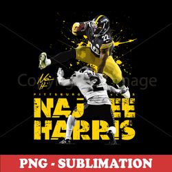 football touchdown sublimation png digital download - high-resolution sports graphics for najee harris fans