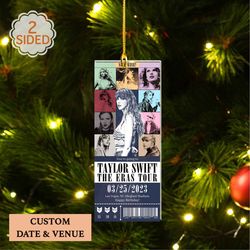 Eras Tour House Ornament, Swiftie Christmas Ornament, Taylor Swift Gifts 2023, Christmas Ornament, T