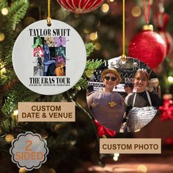 Personalized Eras Tour Ornament, Custom Taylor Eras Tour Ornament, Tour Souvenir Gift, Christmas Orn