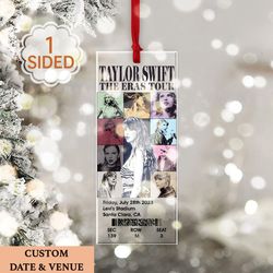 Personalized Eras Tour Ornament, Swiftie Christmas Ornament,Taylors Christmas Ornament,2023 Christma