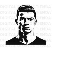 Cristiano Ronaldo SVG, Cristiano Ronaldo Silhouette, Cristiano Ronaldo Design