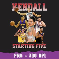 Kendall Starting Five Png, Kendall Jenner Starting Five Png, Kuwtk Png