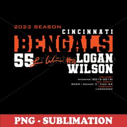 Bengals PNG Digital Download - Wilson Football - Show Your Team Spirit in 2023