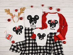 Disney 2023 Christmas Shirt, Disney Christmas Party Tshirt, Disney Christmas Trip Tee, Disney Mickey Minnie Custom Tees,