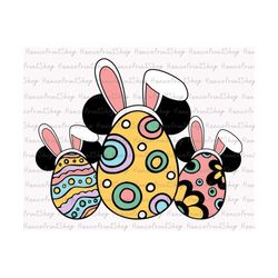 Easter Eggs SVG, Easter Svg, Mouse Easter Svg, Funny Easter Png, Bunny Svg, Mouse And Friends Easter, Spring Svg, Mouse