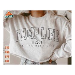 Camp Life is the Best Life svg, Camper svg, Adventure svg, Funny Camping svg, Camping Life svg, Happy Camper svg, Campin