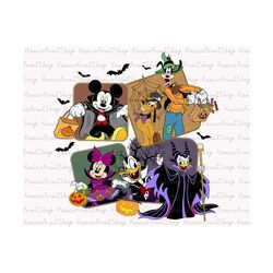 Halloween Mouse And Friends PNG, Halloween Png, Trick Or Treat Png, Boo Png, Halloween Masquerade Png, Spooky Vibes Png,
