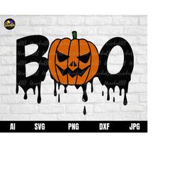 Boo Svg, Boo Ghost Svg, Halloween svg, Ghost svg, Shirt Halloween svg, Boo Pumpkin Ghost svg, Instant Download File for