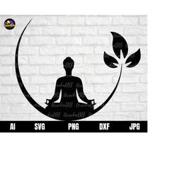 Yoga Svg, Yoga Poses Svg, Chakra Svg, Woman Yoga Svg, Meditation Svg, Yoga Namaste Svg, Spiritual Svg, Zen Svg, Buddha S