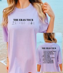 Eras Tour Merch, Taylor Swift Albums, US TOUR Merch, Comfort Color T-Shirt, Taylor Swift Shirt, Taylor Swiftie Merch