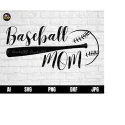 Baseball Mom Svg, Baseball Mama Svg, Gameday Svg, Baseball Svg, Baseball Mama Shirt Svg, Mom Svg, Cut File for Cricut an