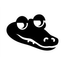 Alligator Image Silhouette Cut File Svg Cutting Clipart Commercial Use Image