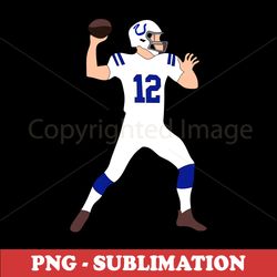 Andrew Luck - Indianapolis Colts Sublimation Design - High-Quality Digital Download